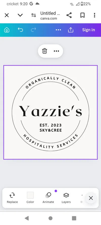 Sky's & Cree Organic cleaning services