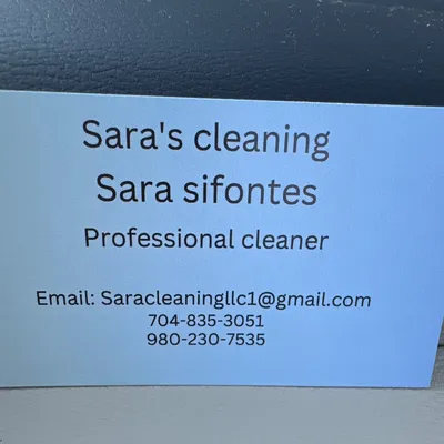 Sara’s cleaning
