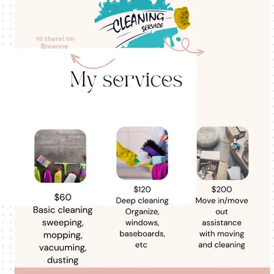 Breanne’s  cleaning services