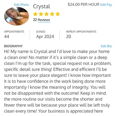 Crystal clean 247