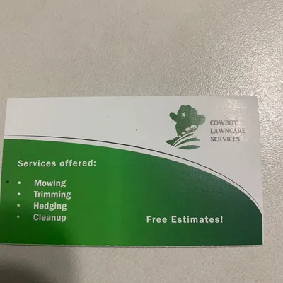Cowboy Lawn Care Serviced