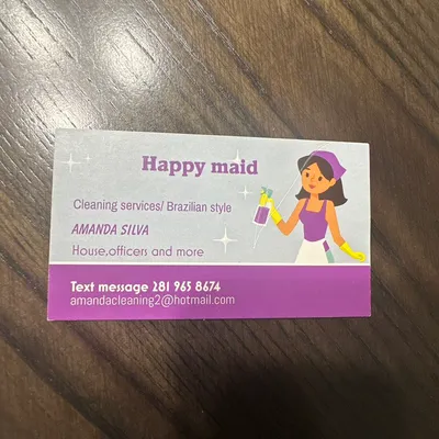 Happy maid Amanda silva