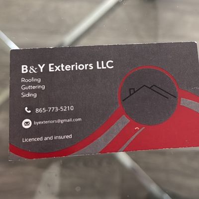 B&Y Exteriors LLC