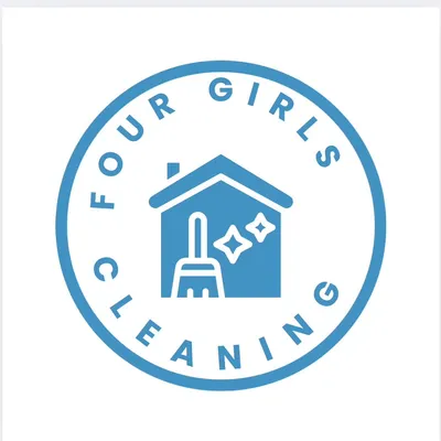 Four girls cleaning