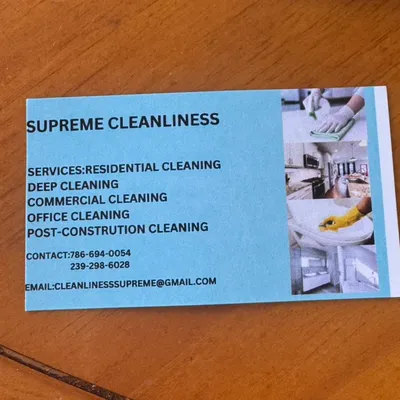 Supreme cleanliness
