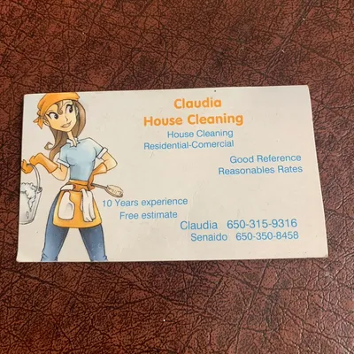 Claudia’s housecleaning