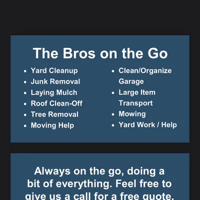 The Bros On The Go