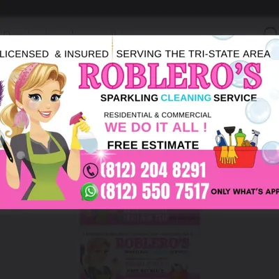 Roblero’s sparkling cleaning service