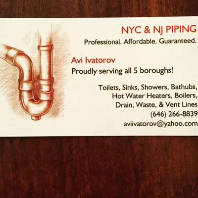 NYC & NJ PIPING