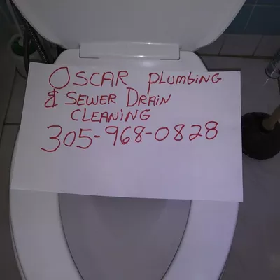 Oscar plumbing &sewer drain clog.