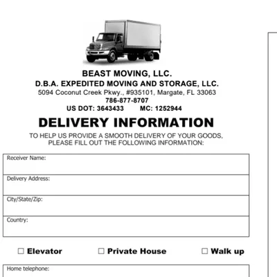 EXPEDITED MOVING AND STORAGE