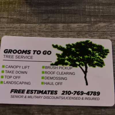 Grooms to go tree service