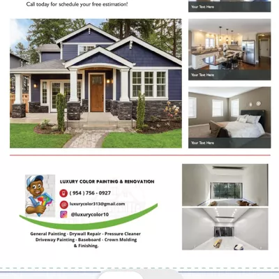 Luxury color painting and Renovation