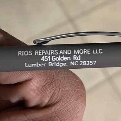 Rios Repairs  and services