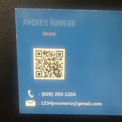 Andy blue painting.