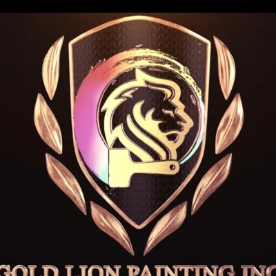 Gold Lion Painting