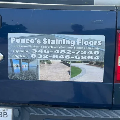 Ponce staining flooring