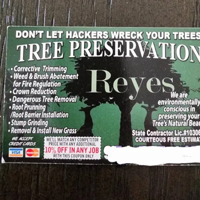 Reyes Tree Preservation