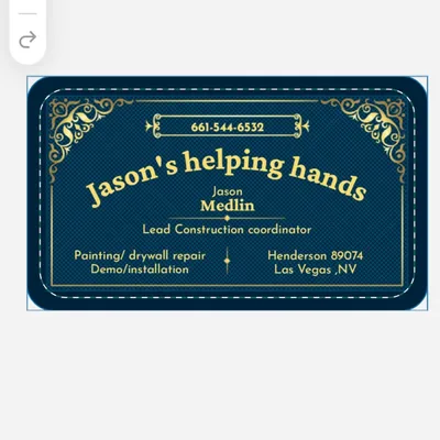 Jason's helping hands