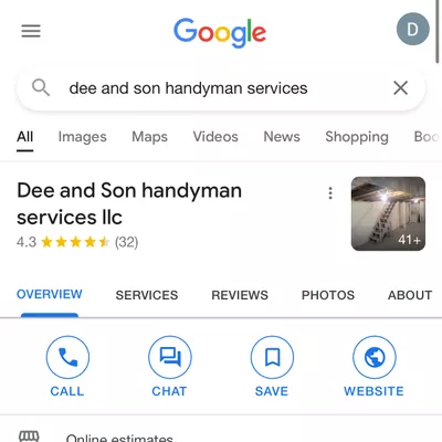 Dee & Son Handyman Services LLC