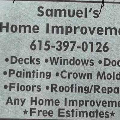 Samuel home improvement
