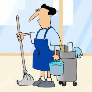 Two Rooms One Mop