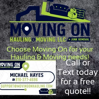 Moving On Hauling & Moving LLC
