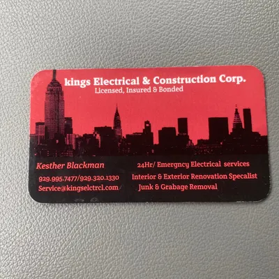 Kings Electrical and construction Corp.