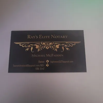Ray's elite notary