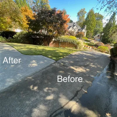 pressure washing first