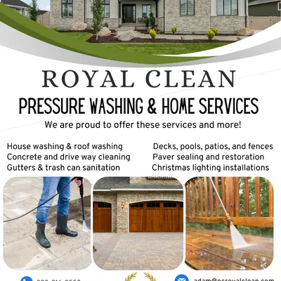 Royal Clean Pressure Washing and Home Services.