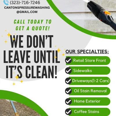 Canton’s Pressure Washing