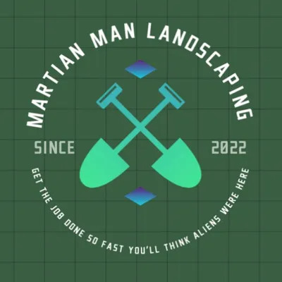 Martian man landscaping