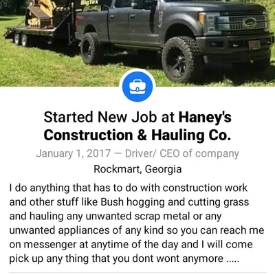 Bailey's & Haney's junk removal service / Haulin..