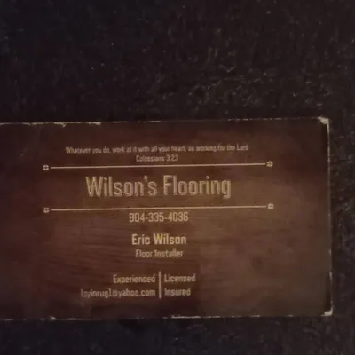 Wilson's flooring