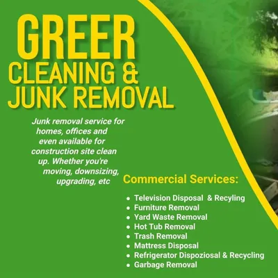 Greer cleaning and junk removal services