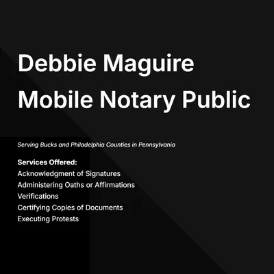 Debbie Maguire Mobile Notary