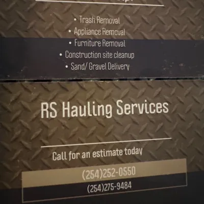 Rs hauling services