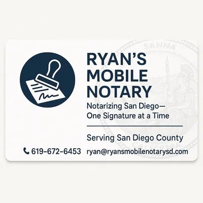Ryan’s Mobile Notary