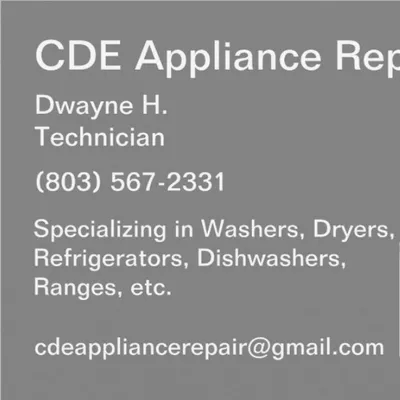 CDE Appliance Repair