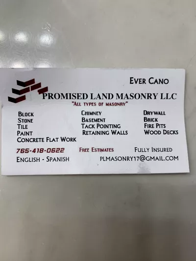 Promised Land Masonry  & Contracting LLC