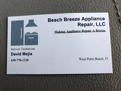 Beach Breeze appliance repair