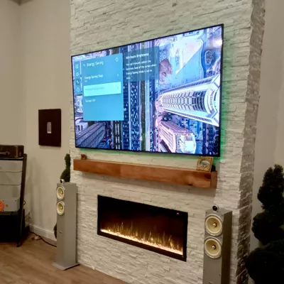 Livewire custom wiring and tv Mounting