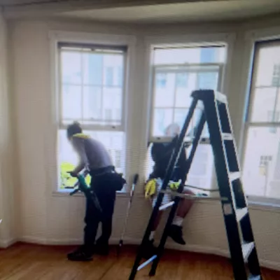 window clean and paint