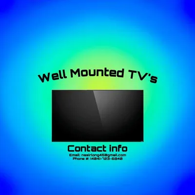 Well Mounted TV's
