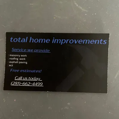 Total home improvements