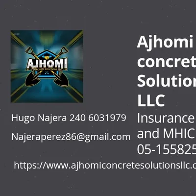 Ajhomi concrete solutions LLC