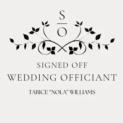 Signed Off Wedding Officiant