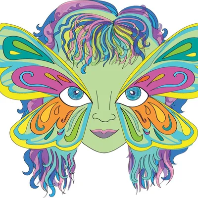 Madeline Butterflye Face Painting