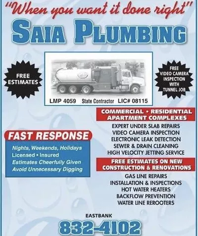 Saia Plumbing Inc